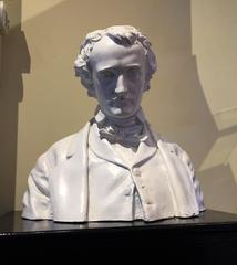 Bust of Edgar Allan Poe at the Edgar Allan Poe National Historic Site in Pennsylvania