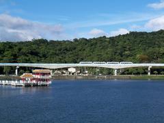 Taipei Metro Neihu Line beside Dahu Park