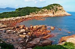 Tai Tau Chau in Shek O, a popular wedding photography location