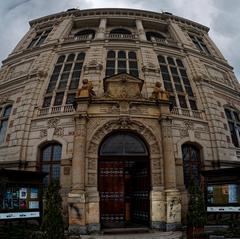 West Bohemian Museum in Plzeň, view from Kopeckého and Šafaříkovy sady