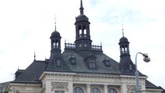 Panoramic view of Plzeň, Czech Republic