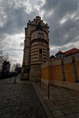 View of the West Bohemian Museum in Plzeň from Šafaříkovy sady