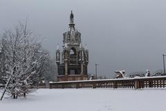 Geneva under snow