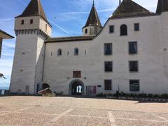 Entrance of Chateau de Nyon