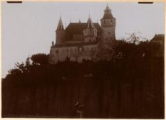 Nyon Castello Vista Generale Dal Basso 1904