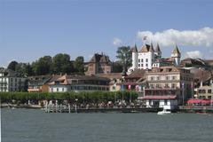 Nyon from Lake Geneva