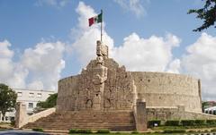 Monument to the Flag in Merida, Yucatan