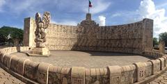 rear view of Monumento a la Patria in Mérida