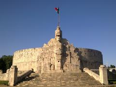 Panoramic view of Merida cityscape with colonial architecture