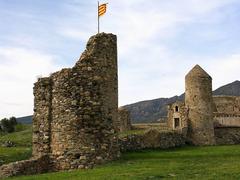 Medieval towers of the wall in Roses