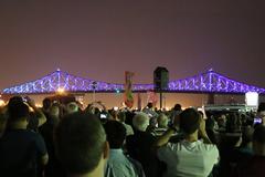 375th anniversary celebrations of Montreal at Quai de l'Horloge