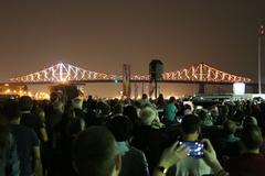 375th anniversary celebrations of Montreal at Quai de l'horloge