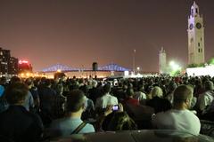 375th anniversary celebrations of Montreal at Quai de l'Horloge