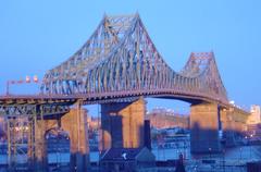 Sunset over Jacques Cartier Bridge