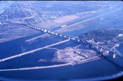 aerial view of Île Sainte-Hélène in Montréal