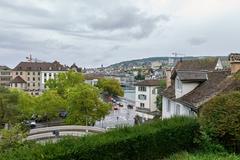 View from Urania park in Zürich