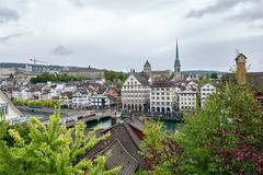 View from Urania Park in Zürich