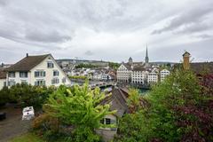 View from Urania Park in Zürich