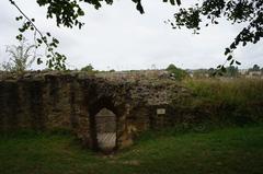 Léhon castle in Brittany, France