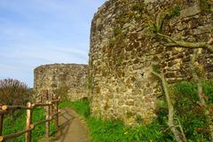 Château de Léhon north façade towers