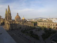 Aerial view of Guadalajara, Jalisco, Mexico in 2021