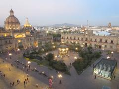 Guadalajara cityscape with skyline and historical buildings