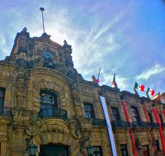 Government Palace of Jalisco against backlight