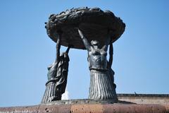 Las Tarascas Fountain in Morelia, Mexico