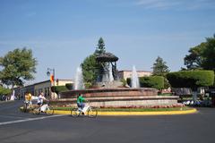 Las Tarascas Fountain in Morelia, Mexico