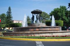 Las Tarascas Fountain in Morelia, Mexico