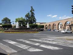 Aqueduct in Morélia, Michoacán, Mexico