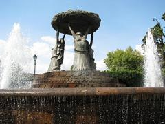 Fuente Las Tarascas in Morelia, Mexico