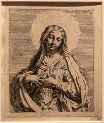 Elisabetta Sirani's La Vergine etching