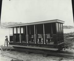 Cable Tramway car for Burrinjuck Dam tramway, Cockatoo Island, c.1907