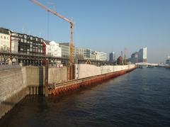 Hochwasserschutzanlage Niederhafen in Hamburg