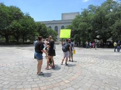 Protest parade against Confederate monuments