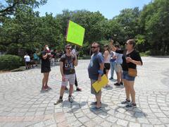 parade against Confederate monuments