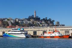 Ships at Pier 9 in San Francisco