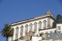 Cais da Ribeira quayside and Paço Episcopal in Porto