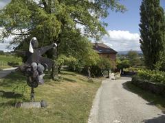 border of Vufflens-le-Château, Chigny and Monnaz in Vaud, Switzerland landscape