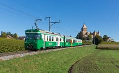 BAM/MBC Be 4/4 EMU train near Vufflens-le-Château, Switzerland