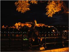 Scenic view of Budapest city with historic buildings and the Danube River