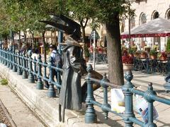 Statue of Little Princess in Budapest, Hungary