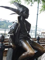 Little Princess statue by László Marton in Budapest