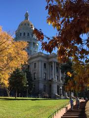 Capitol Building in Denver, CO during fall