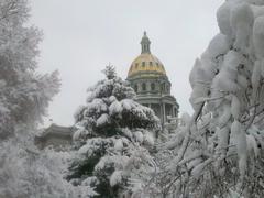 Colorado State Capitol Building in Winter 2010