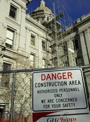 Colorado State Capitol Building under construction 2011