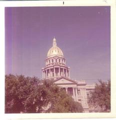 Colorado state capitol building in 1972