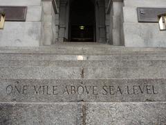 Steps at the Colorado State Capitol in Denver