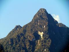 View from Inca Trail to Sun Gate Machu Picchu